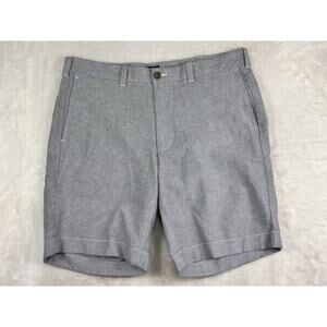 J CREW Shorts Mens 36w Gramercy Flat Front Light Wash Mid Rise Inseam 9" Preppy